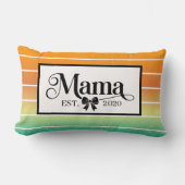 Retro Sunset Mama Custom Est. ランバークッション (正面)