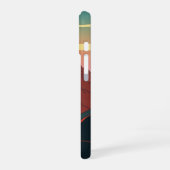 Retro Sunset Mountains iPhone 16ケース (左側面)