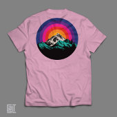 Retro Sunset Mountains Tシャツ