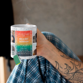 Retro Sunset Photo Mr and Mrs 60th Anniversary コーヒーマグカップ