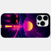 Retro Sunset Road Cell Phone Case Case-Mate iPhoneケース (裏面 (横))