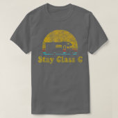 Retro Sunset RV Stay Class C Camping Camper Gift  Tシャツ (デザイン正面)