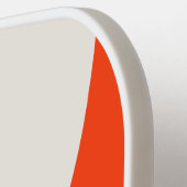 Retro Sunset Tide Rush Circle Stripe with Name ピックルボールラケット (左詳細)