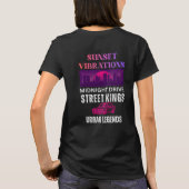 Retro Sunset Vibrations  Tシャツ (裏面)