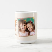Retro Sunshine Best Mom Ever Boho Rainbow  コーヒーマグカップ (中央)