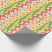 Retro Sunshine Patterns – Bold Colorful ラッピングペーパー (角)