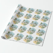 Retro Sunshine Patterns – Bold Colorful ラッピングペーパー (アンロールド)