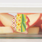 Retro Sunshine Patterns – Bold Colorful  ラベル (貼付)