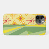 Retro Sunshine Patterns – Bold Colorful Case-Mate iPhoneケース (裏面(横))