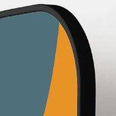 Retro Sunshine Three Circle Stripe with Name ピックルボールラケット (左詳細)