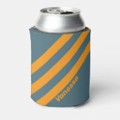 Retro Sunshine Three Stripes with Name 缶クーラー (缶裏面)