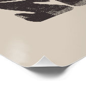 Retro Surf Sand Sunsets Palm Tree Beach Vibes ポスター (コーナー)