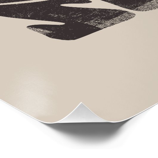 Retro Surf Sand Sunsets Palm Tree Beach Vibes ポスター (コーナー)