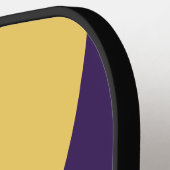 Retro Surf Sunset Circle Stripe with Name ピックルボールラケット (左詳細)