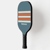 Retro Surfside Across Striping with Name ピックルボールラケット (左)
