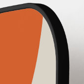 Retro Surfside Circle Stripe with Name ピックルボールラケット (左詳細)