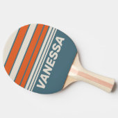 Retro Surfside Horizon Striping with Name 卓球ラケット (横)