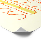 Retro-Synthwave 80s Surf ポスター (角)