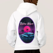 “Retro Synthwave” Back Print Hoodie (裏面)