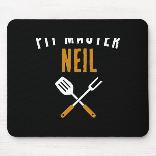 Retro T Master Name Funny Id Smoke That  マウスパッド (正面)