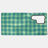 Retro Tartan Plaid Phone Case Samsung Galaxyケース (裏面横)