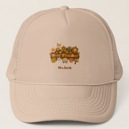 Retro Teacher Hat キャップ