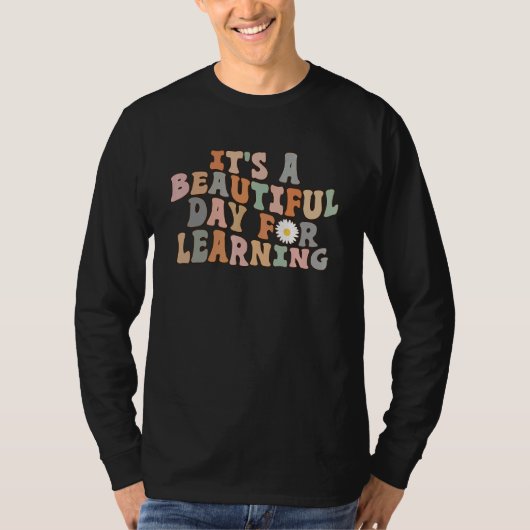 Retro Teacher Students Women It's Beautiful Day Fo Tシャツ (正面)