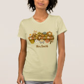 Retro Teacher Tshirt Tシャツ (正面)