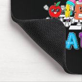 Retro Teaching Future Leaders Groovy Teacher Back  マウスパッド (コーナー)