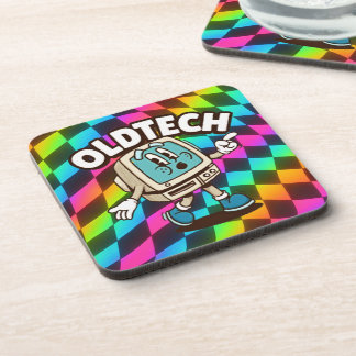 Retro Tech Cartoon Psychedelic Coaster コースター