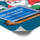 Retro Tech Support s Santa Rebooting ポスター (角)