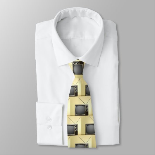 retro television set ネクタイ (タイ)