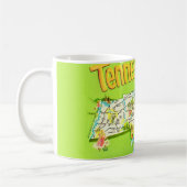 Retro Tennessee Postcard Mug コーヒーマグカップ (左)