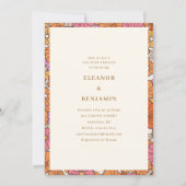 Retro Terracotta Yellow Fall Coed Couples Shower 招待状 (正面)