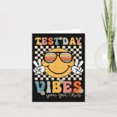 Retro Test Day Vibes You Got This Motivation Teach カード (正面)