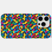 Retro Tetris Blocks Seamless Pattern Case-Mate iPhoneケース (裏面 (横))