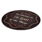 Retro Text Kitchen Quote カッティングボード (角)