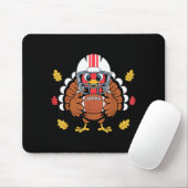 Retro Thanksgiving Turkey Football Toddler Boys Ki マウスパッド (マウス)