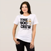  Retro The Boo Crew Spooky Halloween トライブレンドＴシャツ (正面全面)