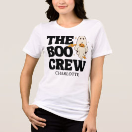  Retro The Boo Crew Spooky Halloween トライブレンドＴシャツ