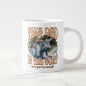 Retro This Dad is the Goat Photo Mug ジャンボコーヒーマグカップ (右)