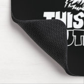 Retro This Is An Outrage Quote Meme Cat Cute Funny マウスパッド (コーナー)