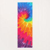 Retro Tie-dye Abstract Pattern ヨガマット (裏面)