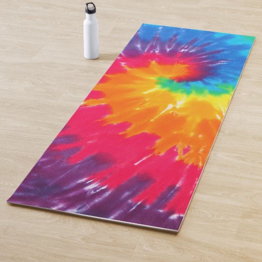 Retro Tie-dye Abstract Pattern ヨガマット (インサイチュ)