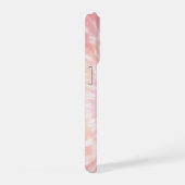 Retro Tie Dye Heart Signature iPhoneケース (右側面)