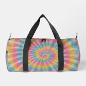 Retro Tie Dye Spiral Duffel Bag ダッフルバッグ (裏面)