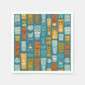 Retro Tiki Totems スタンダードカクテルナプキン (正面)