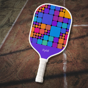Retro Tiles パーソナライズ   Dink Well ピックルボールラケット