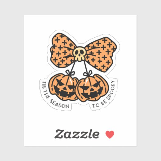 Retro “’Tis the Season to Be Spooky” Halloween シール (シート)