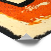 Retro Toaster Poster – Pop Up Toast Breakfast Wall ポスター (角)